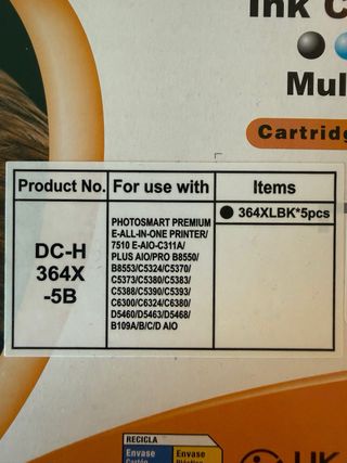 Cartucho HP 364