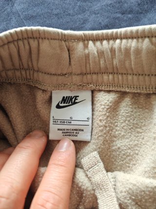 Felpa Nike beige/grigia