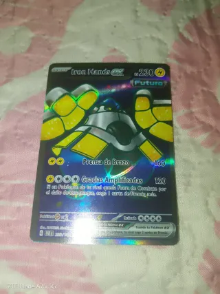 Carta Pokémon Iron Hands EX 225/162