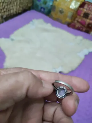 Anillo Plata 925 Piedra Luna Nuevo