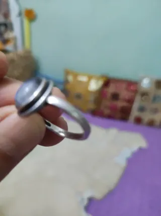 Anillo Plata 925 Piedra Luna Nuevo