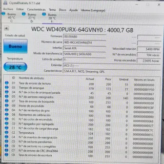 Disco Duro 4TB WD Purple