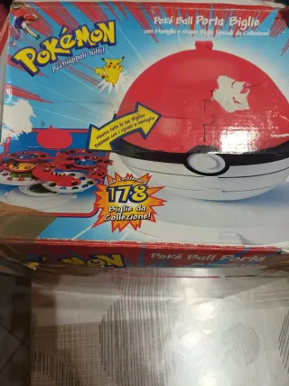 Pokemon Pokeball Porta Biglie con Scatola
