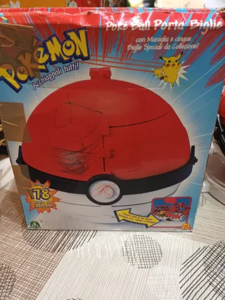 Pokemon Pokeball Porta Biglie con Scatola