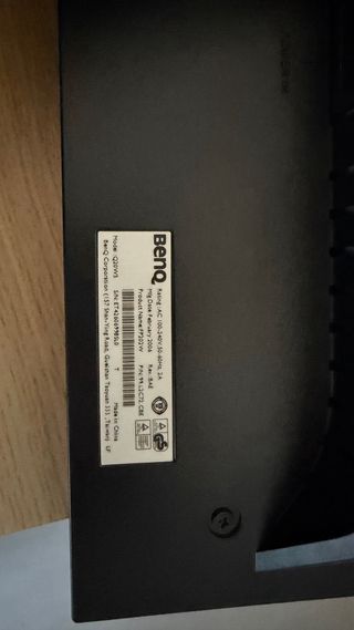 Monitor BenQ 20 VGA/DVI Negro