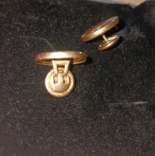 Gemelos Vintage Bañados en Oro