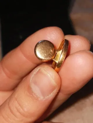 Gemelos Vintage Bañados en Oro