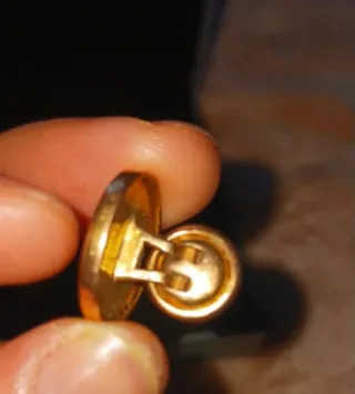 Gemelos Vintage Bañados en Oro