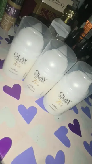 3x Olay Total Effects 7 en 1 Crema Día