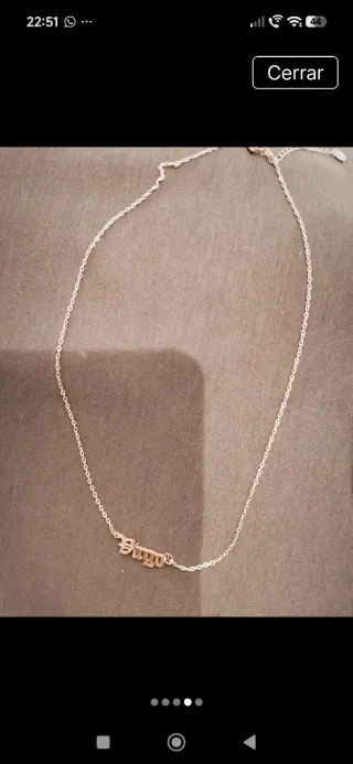 Collar Virgo Oro