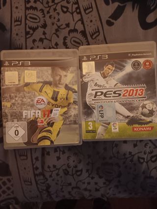 Pack Juegos PS3 FIFA 17 y PES 2013