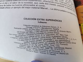 EXTRA SUPERHÉROES - WOLVERINE/LOBEZNO (FORUM 1983)