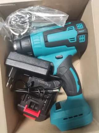 Pistola de calor inalámbrica con batería