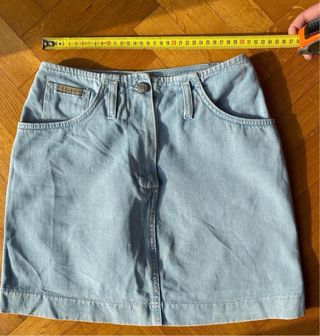 Gonna di jeans azzurra