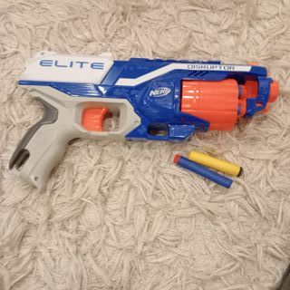 Pistola nerf con cargador múltiple. Elite