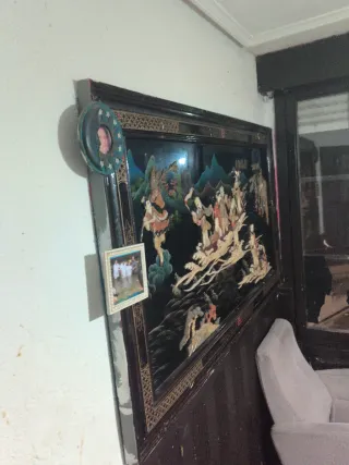 Cuadro Antiguo Malaca puede mas