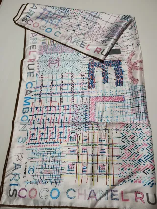 Pañuelo Chanel Blanco