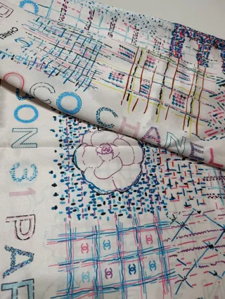 Pañuelo Chanel Blanco