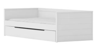 Cama nido individual de madera blanca
