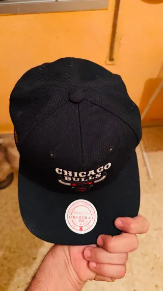 Gorra Chicago Bulls Mitchell & Ness Negra