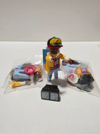 Lote 3 Playmobil DJ con Accesorios series 25.