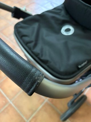 Bugaboo Fox 3 Negro Chasis Gris