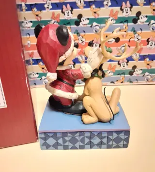 Mickey y Pluto Navidad Jim Shore