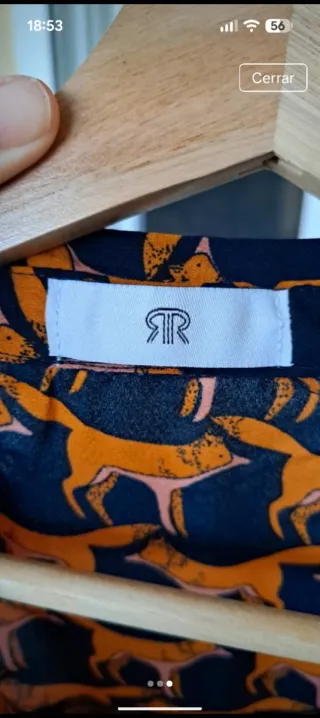 Camisa estampada de zorros