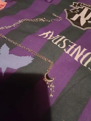 Collana Luna Stelle Cadenti Brillanti