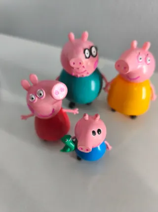 Conjunto 4 Figuras Peppa Pig Decorativas