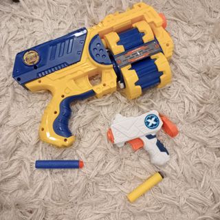 Lote 3 pistolas de plástico tipo Nerf