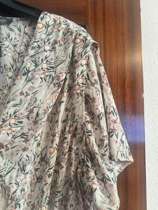 Vestido largo estampado floral Primark talla 46