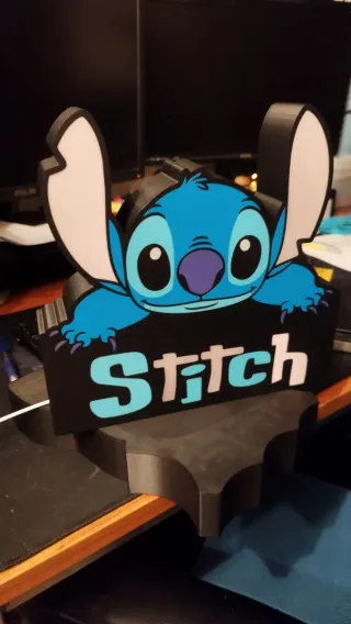 Lampara Stitch en 3D