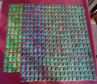 LOTE SELLOS COLECCIÓN JUAN CARLOS Y FRANCO