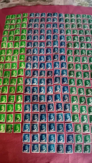 LOTE SELLOS COLECCIÓN JUAN CARLOS Y FRANCO