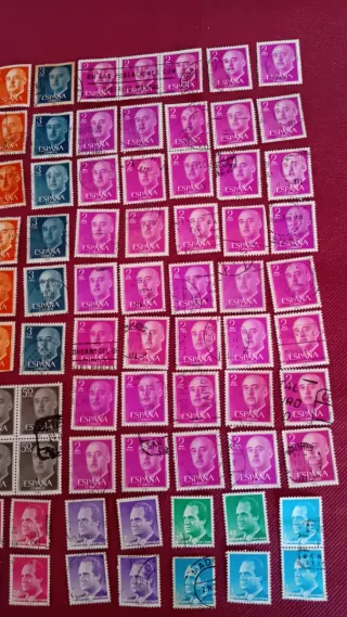 LOTE SELLOS COLECCIÓN JUAN CARLOS Y FRANCO