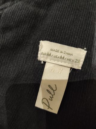 Peto tejano negro mujer