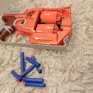 Pistola Nerf Flipfury doble cañon