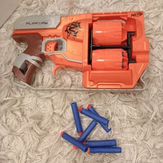 Pistola Nerf Flipfury doble cañon