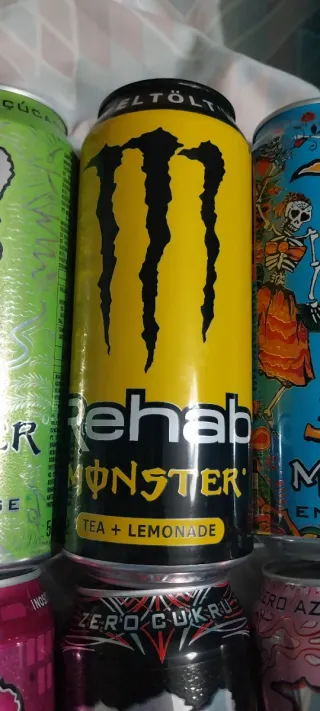 18 latas Monster vacías colección
