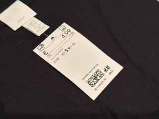 Lote 2 Camisetas H&M Negras Talla S