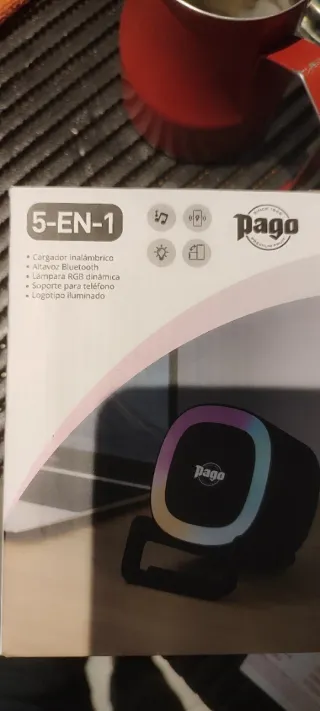 Altavoz Bluetooth y Cargador Inalámbrico Pago