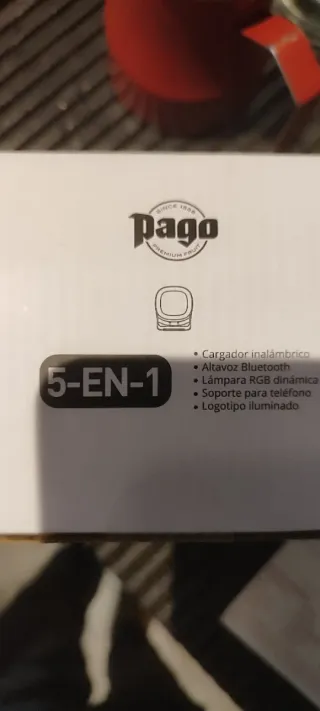 Altavoz Bluetooth y Cargador Inalámbrico Pago