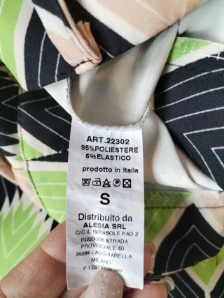 Pantaloni fantasia geometrica