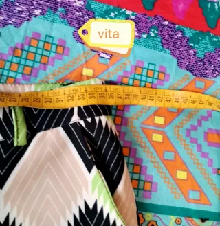 Pantaloni fantasia geometrica