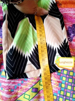 Pantaloni fantasia geometrica