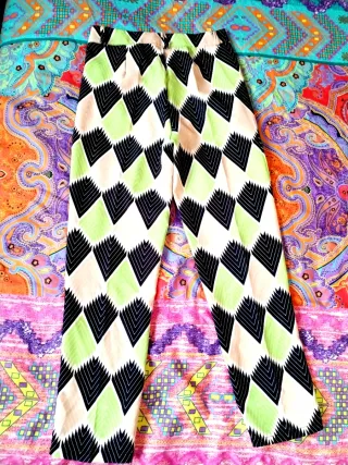 Pantaloni fantasia geometrica