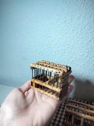 Miniatura Jaula Madera