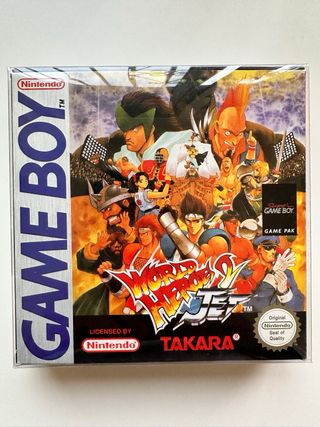 World Heroes 2 Jet – Game Boy COMPLETO (CIB)