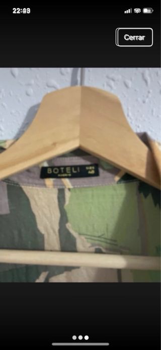 Camisa sin mangas estampada